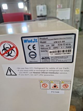 Ultracongelador ControlTecnica -60/-80°C (82L)