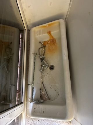 Fregadero antiguo cerámica 100x47cm