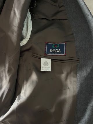 Americana lana virgen gris