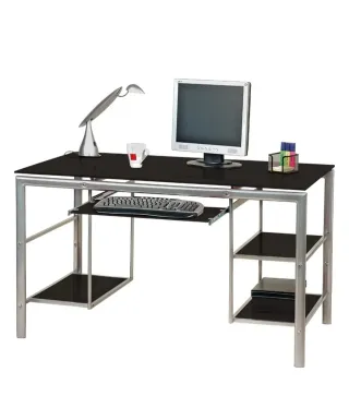 Escritorio cristal y metal