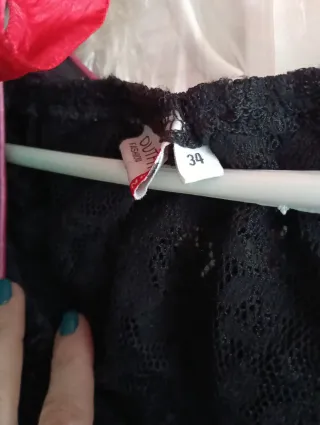 Vestido Alemán Oktoberfest Negro y Rosa