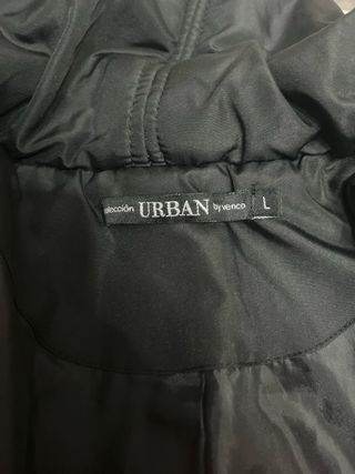 Chaquetón señora negro