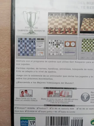 Fritz 5 PC CD-ROM Ajedrez