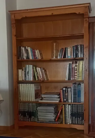 Estantería madera maciza librería expositor