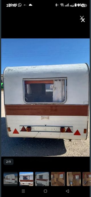 caravana ligera com sus documentos originales