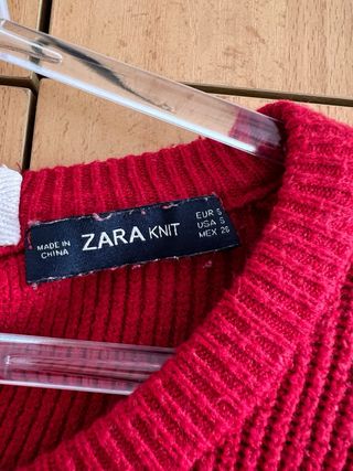 Jersey rojo Zara