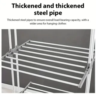 Secador Ropa Torre Plegable Metal