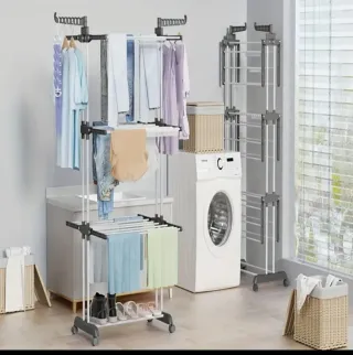 Secador Ropa Torre Plegable Metal