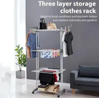 Secador Ropa Torre Plegable Metal