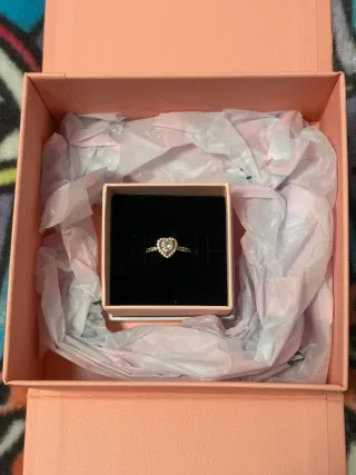 Anillo Pandora corazon