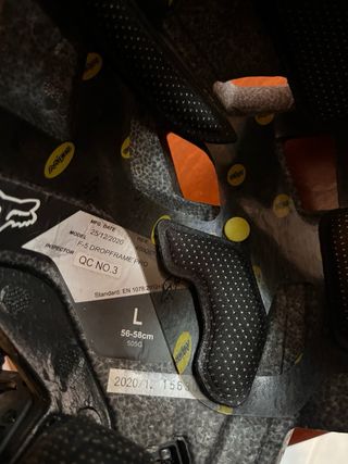 Capacete Fox Drop Frame Mips Preto