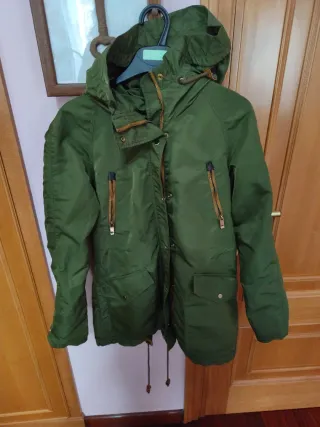 Chaqueta Zara verde talla S