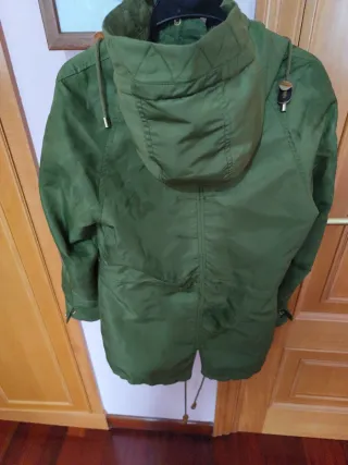 Chaqueta Zara verde talla S