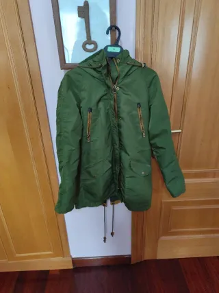 Chaqueta Zara verde talla S