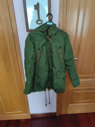 Chaqueta Zara verde talla S