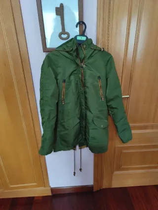Chaqueta Zara verde talla S