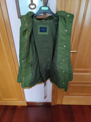 Chaqueta Zara verde talla S