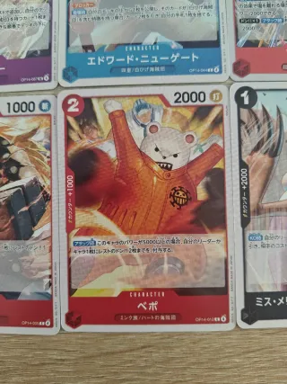 Cartas One Piece Originales