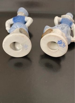 Coppia statuine porcellana Lippelsdorf