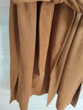 Trench de ante marrón