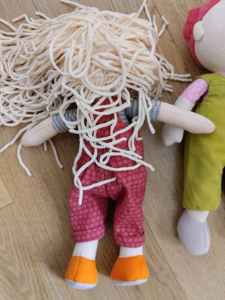 2 Muñecas Haba Trapo