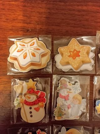 Calamite Tema Angeli e Natale - 9 Pezzi -