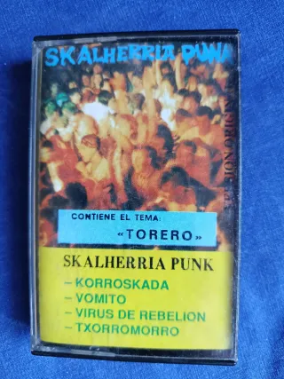 Casete Skalherria Punk. Rock radical vasco.