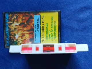 Casete Skalherria Punk. Rock radical vasco.