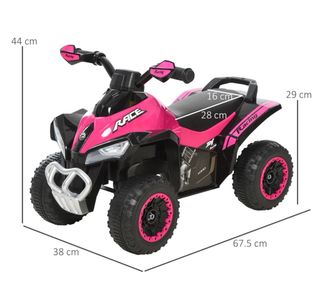 Quad correpasillos infantil rosa