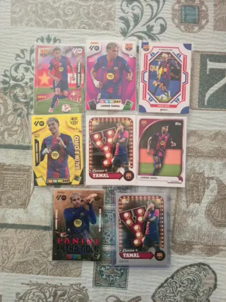 Lote de cromos Lamine Yamal