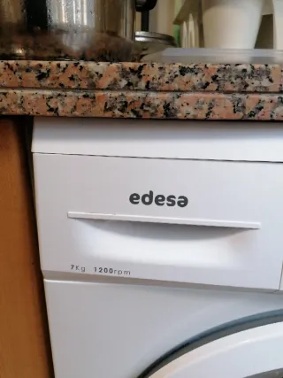 Lavadora Edesa 7kg 1200rpm EWF 7200WH