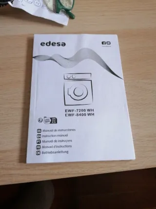 Lavadora Edesa 7kg 1200rpm EWF 7200WH