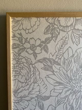 Cuadro Madera Floral 32x42cm