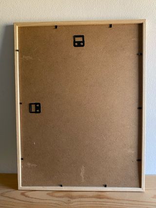 Cuadro Madera Floral 32x42cm