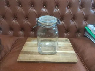 Botes de vidrio con cierre hermético