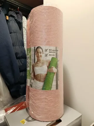 Esterilla Fitness y Yoga Rosa