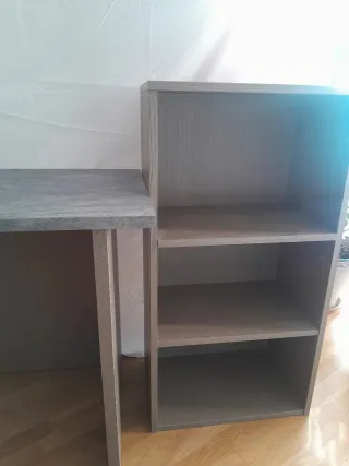 Escritorio y Estantería