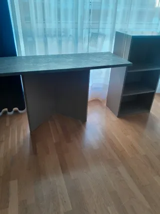 Escritorio y Estantería