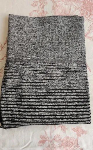 Mallas deportivas degradado gris y negro