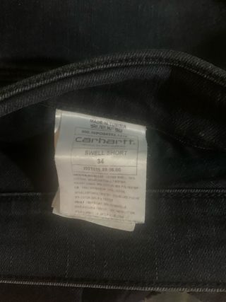 Pantalón corto Carhartt negro Talla 44