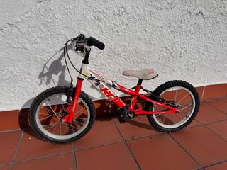 Bicicleta Monty Ruedas 16” Roja