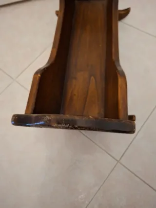 Culla in legno vintage porta riviste