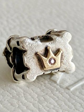 Pandora Charm ORIGINAL Castillo Disney Plata y Oro