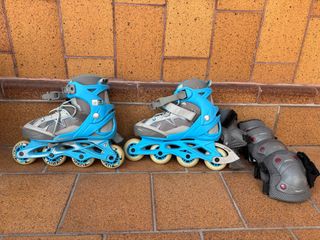 Patines en línea Talla 35-38 + Protecciones