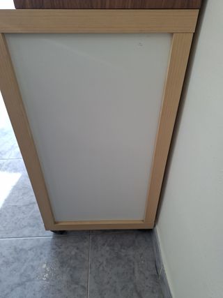 Cajonera de escritorio blanca