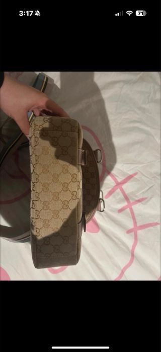 Bandolera Gucci Beige y Rosa