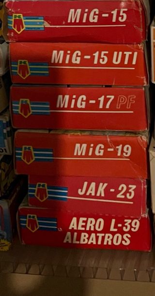 Modellini Aerei Militari MiG, Jak, Aero