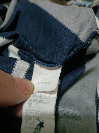 Polo Paul & Shark Rayas Talla L