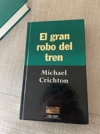 Lote 5 libros de Michael Crichton