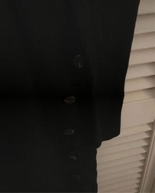 Vestido midi negro canale Vila Clothes S nuevo